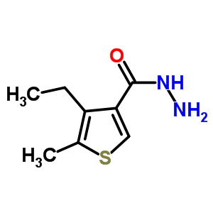 4-Ethyl-5-methylthiophene-3-carbohydrazide Structure,438225-41-3Structure