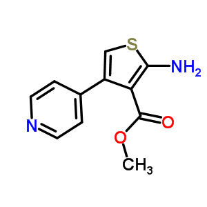 Methyl 2-amino-4-pyridin-4-ylthiophene-3-carboxylate Structure,438229-64-2Structure
