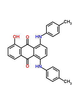 9,10-Anthracenedione,5-hydroxy-1,4-bis[(4-methylphenyl)amino]- Structure,4392-68-1Structure