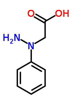 (1-苯肼基)-乙酸结构式_4408-70-2结构式