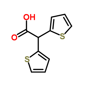 Di-thiophen-2-yl-acetic acid Structure,4408-82-6Structure