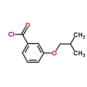 3-Isobutoxybenzoyl chloride Structure,443290-10-6Structure