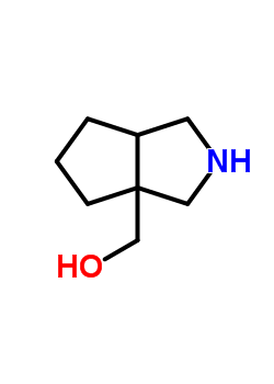 (3Ar,6ar)-六氢-环戊并[c]吡咯-3a(1h)-甲醇结构式_444193-01-5结构式