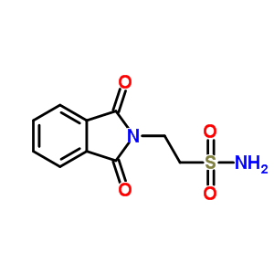 2-(1,3-二氧代-1,3-二氢-2H-异吲哚-2-基)乙烷磺酰胺结构式_4443-23-6结构式