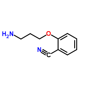 2-(3-氨基丙氧基)苯甲腈结构式_444574-75-8结构式