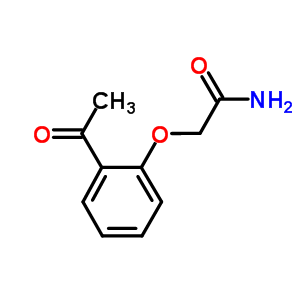 2-(2-乙酰基苯氧基)乙酰胺结构式_445232-49-5结构式