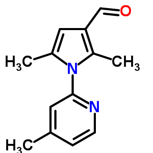 2,5-Dimethyl-1-(4-methyl-pyridin-2-yl)-1h-pyrrole-3-carbaldehyde Structure,445428-51-3Structure