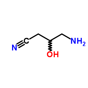 4-氨基-3-羟基-丁腈结构式_44595-48-4结构式