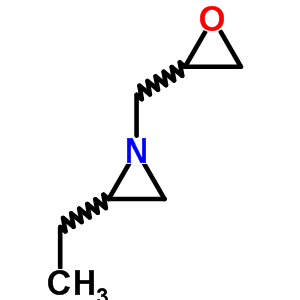 1-(2,3-环氧基丙基)-2-乙基-氮丙啶结构式_4465-97-8结构式