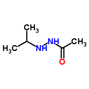 1-乙酰基-2-异丙基肼结构式_4466-50-6结构式