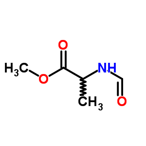(9ci)-n-甲酰基-丙氨酸甲酯结构式_44804-83-3结构式