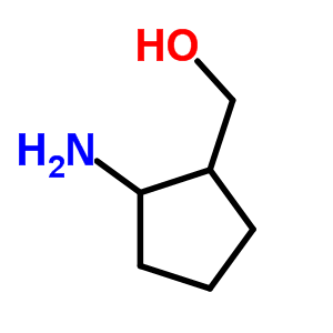 (2-氨基环戊基)甲醇结构式_4492-47-1结构式