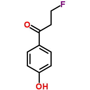 3-氟-1-(4-羟基苯基)-1-丙酮结构式_451-44-5结构式