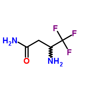 3-氨基-4,4,4-三氟丁酰胺结构式_453-32-7结构式