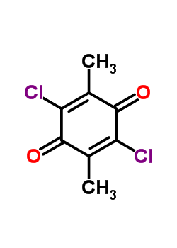 2,5-Dichloro-3,6-dimethyl-p-benzoquinone Structure,46010-98-4Structure