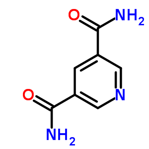 吡啶-3,5-二羧酰胺结构式_4663-99-4结构式