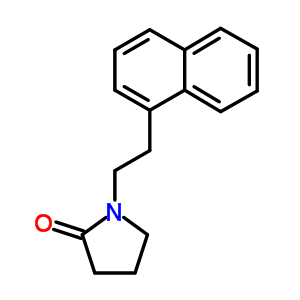 1-[2-(1-萘)乙基]-2-吡咯烷酮结构式_4735-46-0结构式