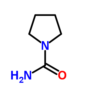 1-吡咯烷羧酰胺结构式_4736-71-4结构式