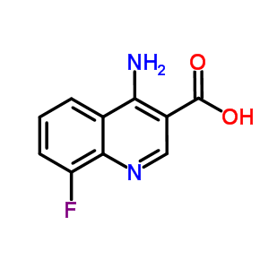 (9ci)-4-氨基-8-氟-3-喹啉羧酸结构式_476683-65-5结构式
