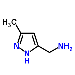 5-甲基-1h-吡唑-3-甲胺结构式_479500-37-3结构式