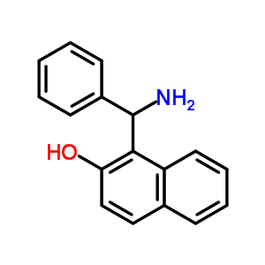 1-[氨基(苯基)甲基]-2-萘酚盐酸盐结构式_481-82-3结构式