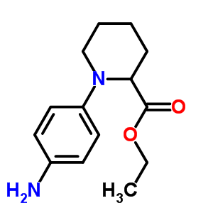1-(4-氨基苯基)-哌啶-2-羧酸乙酯结构式_482308-04-3结构式