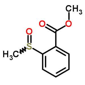 Methyl 2-(methylsulfinyl)benzenecarboxylate Structure,4850-73-1Structure