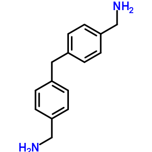 [4-[[4-(氨基甲基)苯基]甲基]苯基]甲胺结构式_4934-35-4结构式