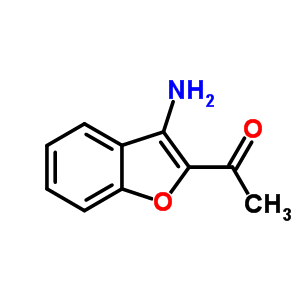 1-(3-氨基-1-苯并呋喃-2-基)乙酮结构式_49615-96-5结构式