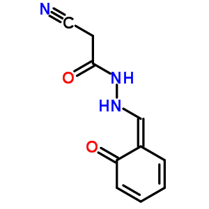 2-氰基-,2-[(2-羟基苯基)亚甲基]乙酸肼结构式_4974-49-6结构式