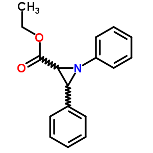 1,3-二苯基-2-氮丙啶羧酸乙酯结构式_49790-76-3结构式