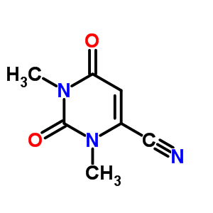 1,3-Dimethyl-6-cyanouracil Structure,49846-86-8Structure