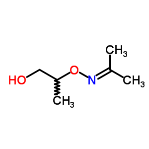 2-丙酮,o-(2-羟基-1-甲基乙基)肟结构式_5001-42-3结构式
