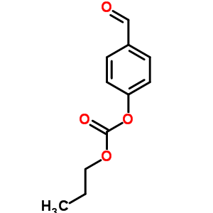 Carbonic acid propyl 4-formylphenyl ester Structure,50262-55-0Structure