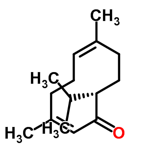 (10S,2e,6e)-3,7-dimethyl-10-isopropyl-2,6-cyclodecadien-1-one Structure,50281-45-3Structure