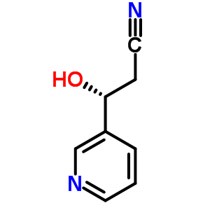 (9ci)-beta-羟基-,(betas)-3-吡啶丙腈结构式_503188-05-4结构式