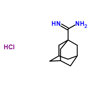 金刚烷-1-羧酰胺盐酸盐结构式_50417-14-6结构式
