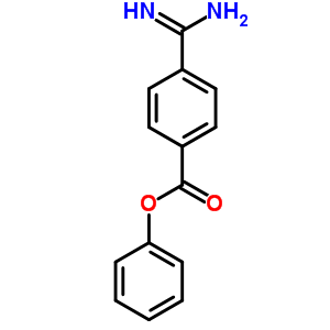 4-脒基苯基苯甲酸结构式_50466-20-1结构式