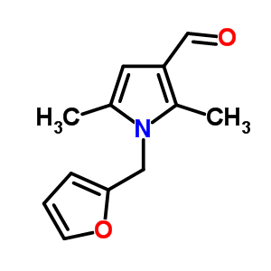1-(2-Furylmethyl)-2,5-dimethyl-1h-pyrrole-3-carbaldehyde Structure,5049-49-0Structure