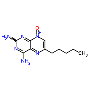 6-戊基-2,4-蝶啶二胺 8-氧化物结构式_50627-28-6结构式