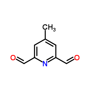 (9CI)-4-甲基-2,6-吡啶二羧醛结构式_506423-93-4结构式