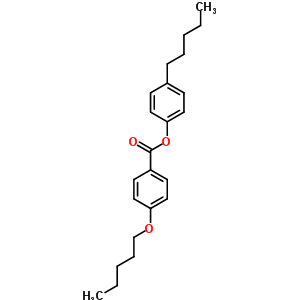 4-(戊基氧基)苯甲酸 4-戊基苯酯结构式_50649-49-5结构式