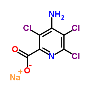 4-氨基-3,5,6-三氯-吡啶-2-羧酸结构式_50655-56-6结构式
