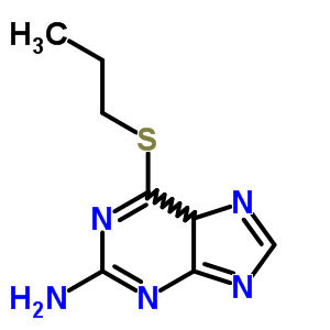 6-丙基磺酰基-5H-嘌呤-2-胺结构式_5069-80-7结构式