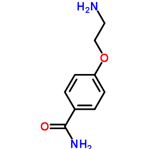 4-(2-氨基乙氧基)苯甲酰胺结构式_50714-69-7结构式