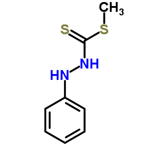 3-苯基二硫代肼基甲酸甲酯结构式_50878-38-1结构式