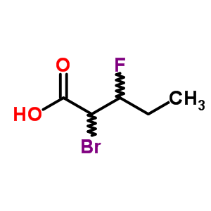 2-溴-3-氟-戊酸结构式_50884-95-2结构式