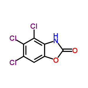 4,5,6-Trichloro-2(3h)-benzoxazolone Structure,50995-94-3Structure