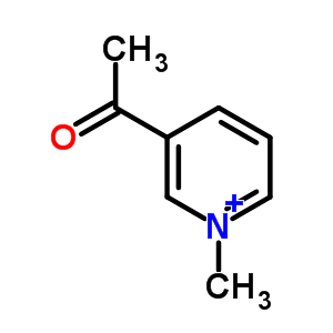3-乙酰基-1-甲基吡啶鎓结构式_51061-43-9结构式