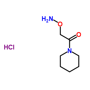 2-(氨基氧基)-1-(哌啶-1-基)乙酮盐酸盐结构式_511531-59-2结构式